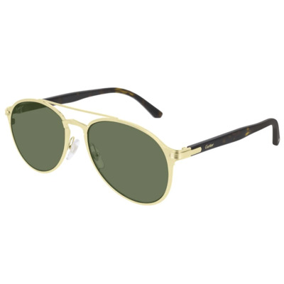 Stijlvolle Ct0212S Zonnebril Cartier , Yellow , Unisex