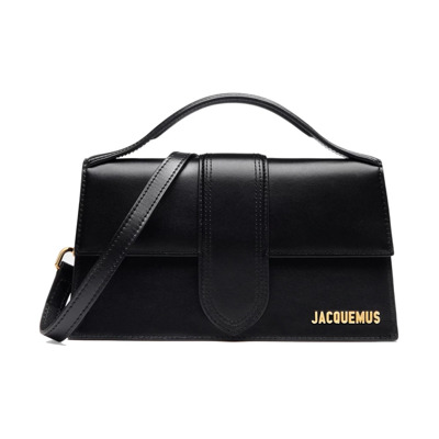 Stijlvolle Leren Schoudertas Jacquemus , Black , Dames