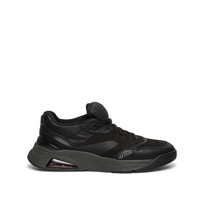 Stijlvolle Sneakers voor Heren Santoni , Black , Heren