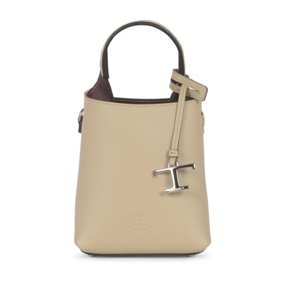 Stijlvolle tassen met telefoonvak en microfiber voering Tod's , Beige , Dames