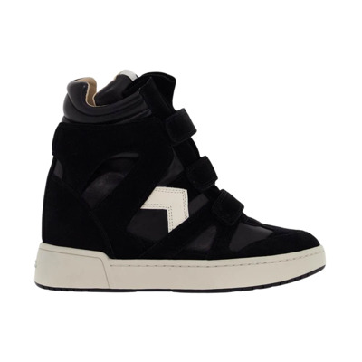 Suede Leather Bekett Sneakers Isabel Marant , Black , Heren