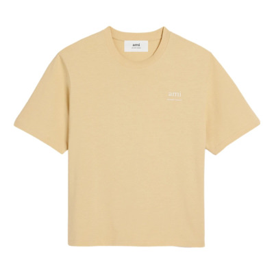 T-Shirts Ami Paris , Beige , Heren