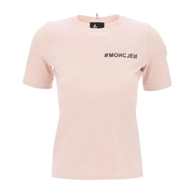 T-Shirts Moncler , Pink , Dames