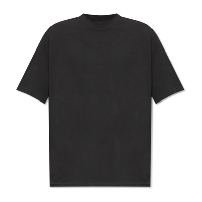 T-shirt met logo Moncler , Black , Heren