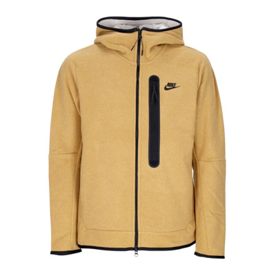 Tech Fleece Zip Hoodie Winter Sportkleding Nike , Beige , Heren