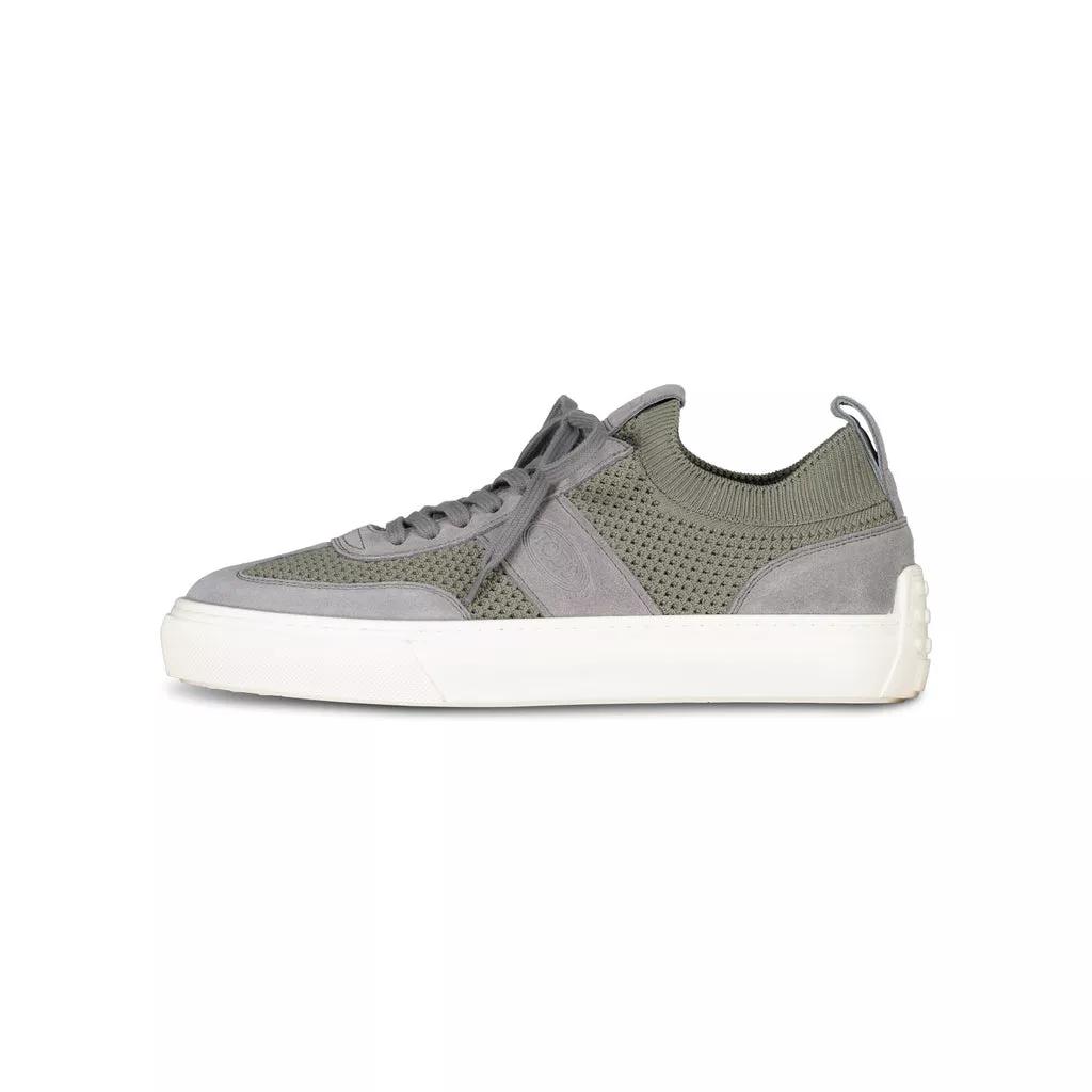 Tod's Sneakers - Sneakers aus Leder & Strick in grijs