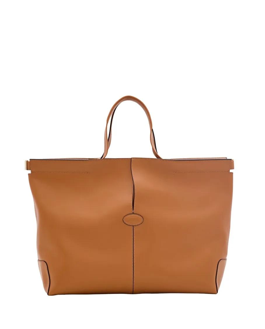 Tod's Totes - Dbm Shopping Leather Bag in bruin