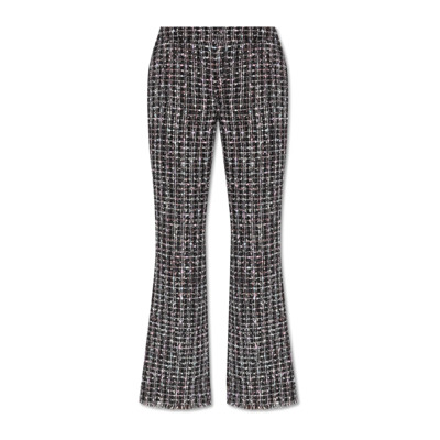 Tweed Broek Balmain , Black , Dames