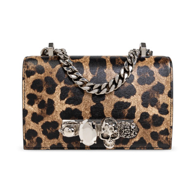 Versierde Satchel Mini Schoudertas Alexander McQueen , Multicolor , Dames