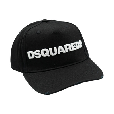 Verstelbare Pet Cap Dsquared2 , Black , Heren