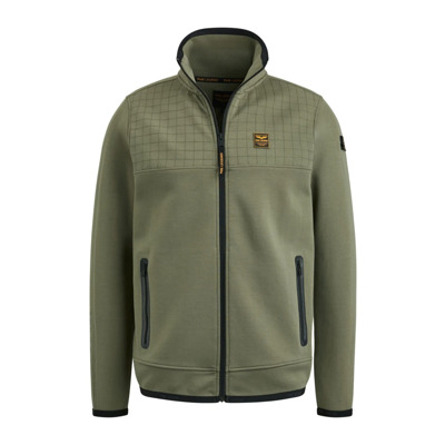 Vest- PME Hooded Jacket Spacer Look Sweat PME Legend , Green , Heren