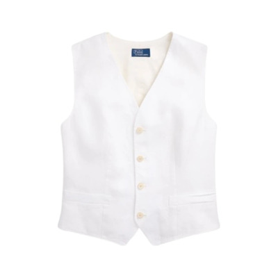 Vests Polo Ralph Lauren , White , Dames