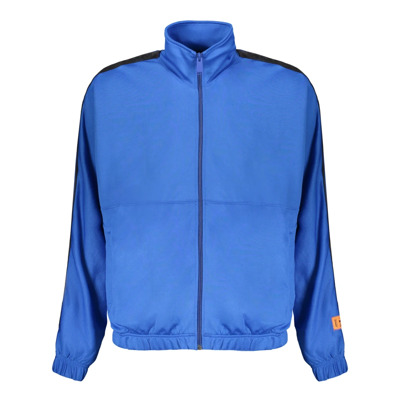 Volledige Rits Techno Fabric Sweatshirt Heron Preston , Blue , Heren