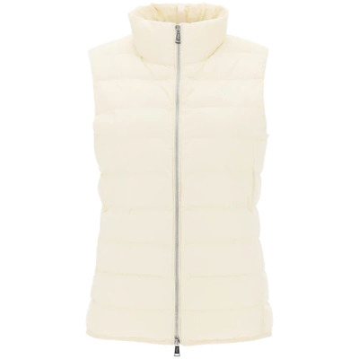 Wind- en waterdichte gewatteerde parka Ralph Lauren , White , Dames