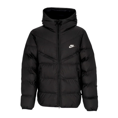 Windrunner Primaloft Hooded Jack Zwart Nike , Black , Heren