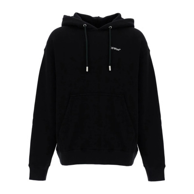 Windy Arrow Hoodie Sweatshirt Off White , Black , Heren