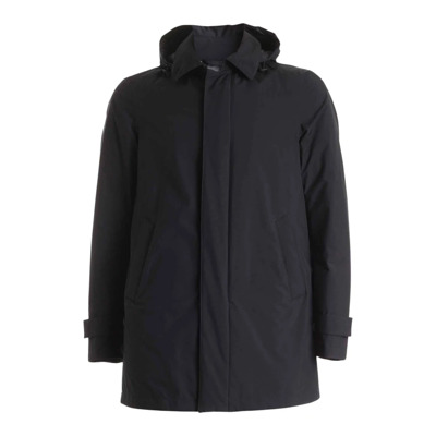 Winterjassen, Blijf warm en stijlvol met de Gore-Tex 2-laags jas Herno , Black , Heren