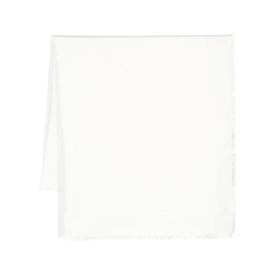 Wit Jacquard Logo Sjaal Gucci , White , Dames