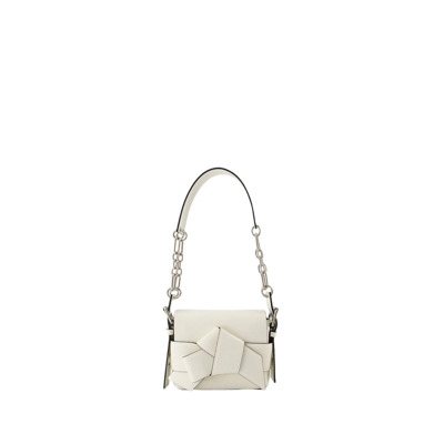 Witte Leren Schoudertas Crossbody Acne Studios , White , Dames