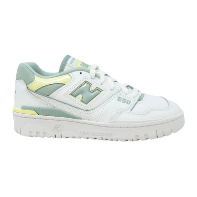 Witte Leren Sneakers Fw23 New Balance , White , Dames