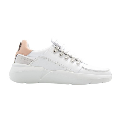 Witte Nude Romeinse Sneakers Nubikk , White , Dames