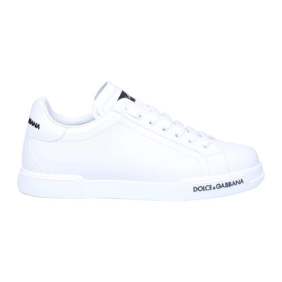 Witte Portofino Sneakers Luxe Comfort Dolce & Gabbana , White , Heren