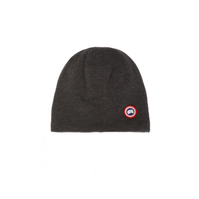 Wollen muts met logo Canada Goose , Gray , Unisex