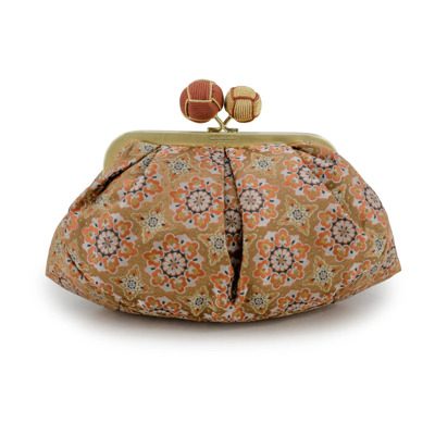 Zijde-mix satijn jacquard clutch tas Max Mara Weekend , Multicolor , Dames