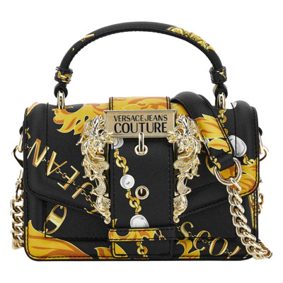 Zwarte Couture Tas Versace Jeans Couture , Multicolor , Dames