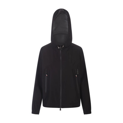 Zwarte Fanes Outdoor Jas Moncler , Black , Dames