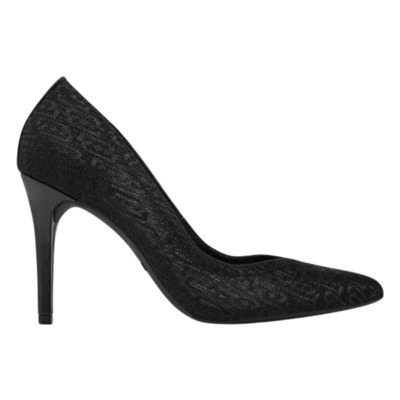 Zwarte Kant Decollete Platte Schoenen Liu Jo , Black , Dames