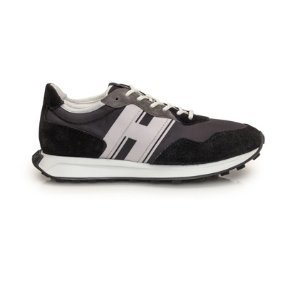 Zwarte Lage Top Sneakers voor Mannen Hogan , Black , Heren