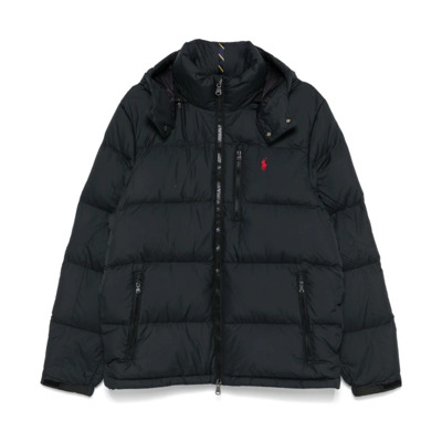 Zwarte Parka Jas voor Mannen Ralph Lauren , Black , Heren