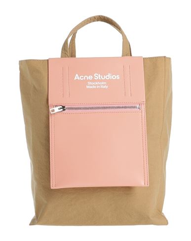 Acne Studios Woman Handbag Coral Size - Textile fibers, Soft Leather