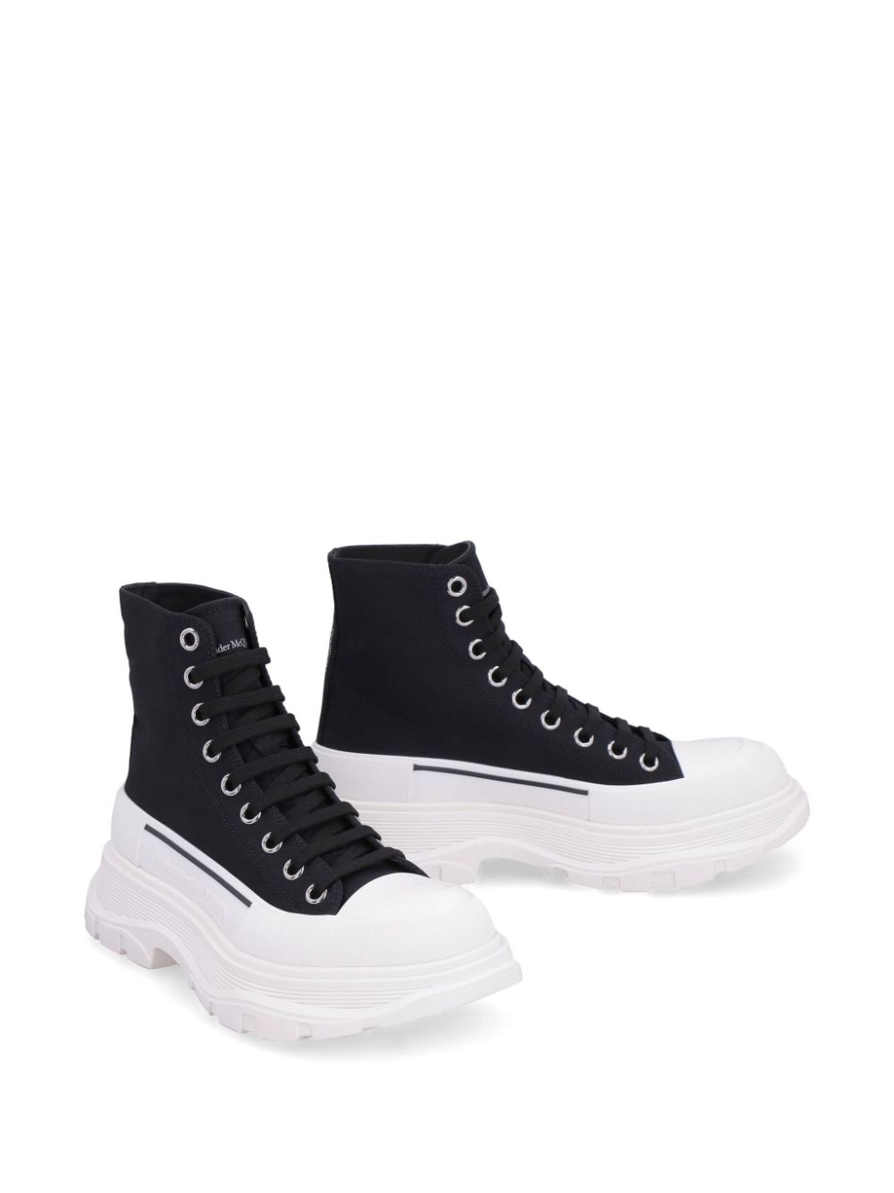 Alexander McQueen Chunky vetersneakers - Zwart