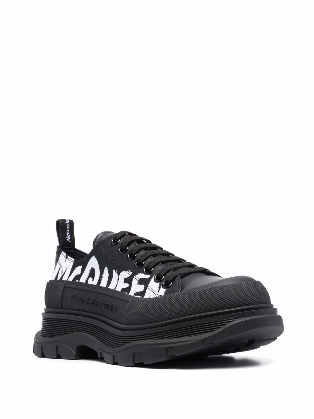 Alexander McQueen Sneakers met logoprint - Zwart