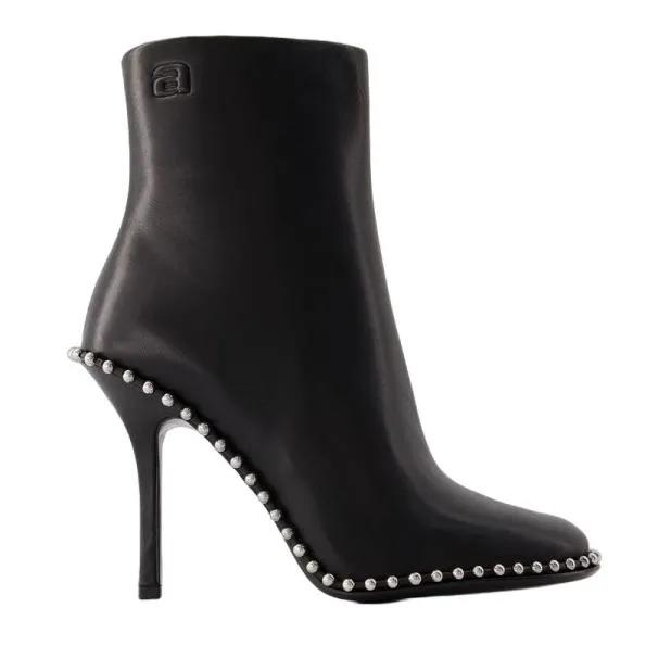 Alexander Wang Boots & laarzen - Nova 105 Boots - Leather - Black in zwart