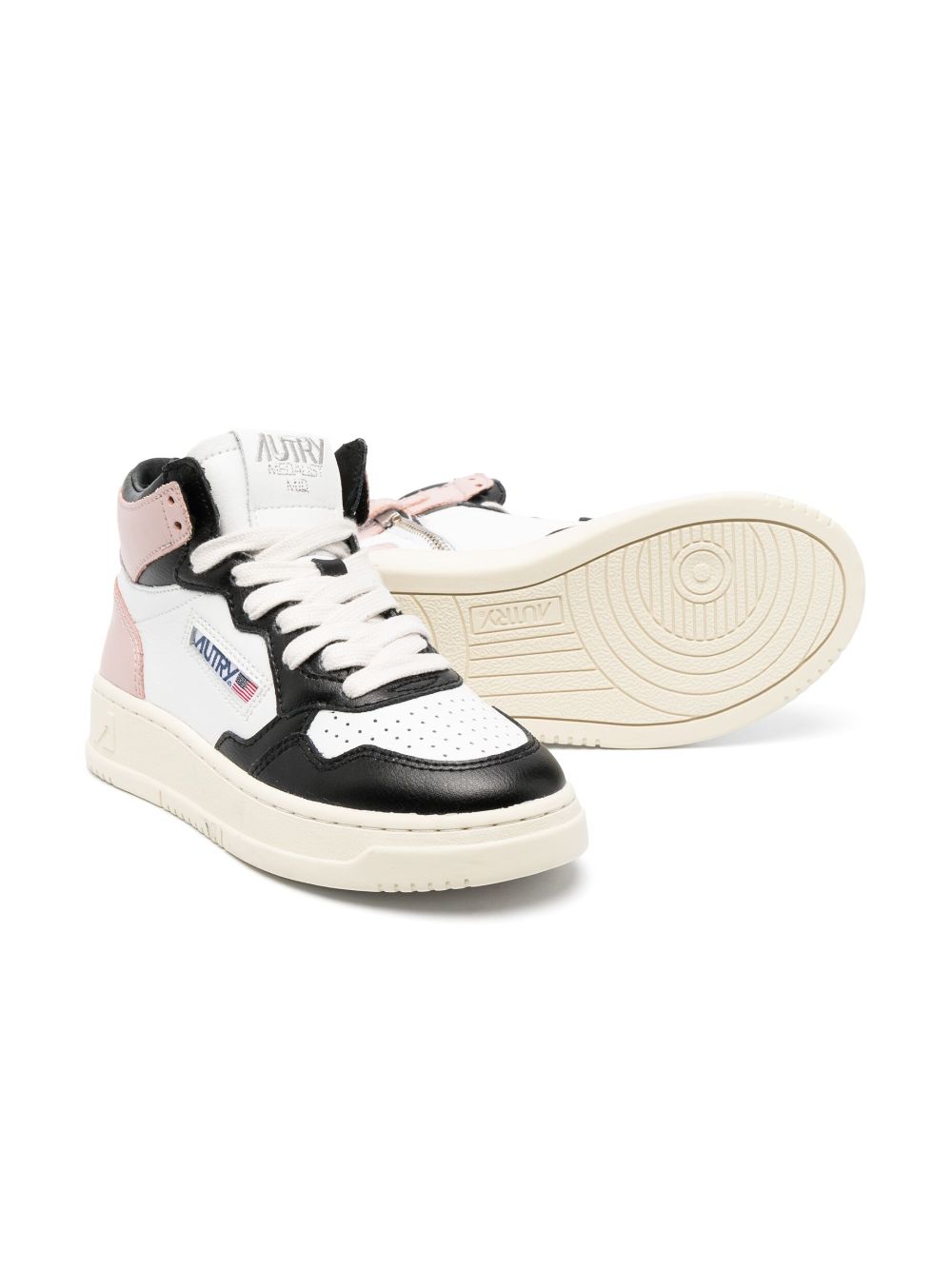 Autry Kids Sneakers met colourblocking - Zwart