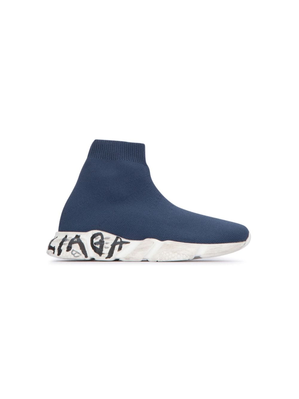 Balenciaga Kids Speed 2.0 high-top sneakers - Blauw