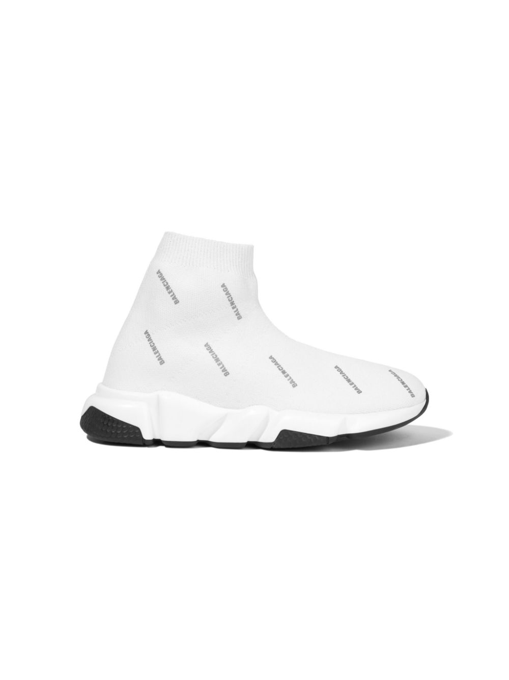 Balenciaga Kids Speed gebreide slip-on sneakers - Wit