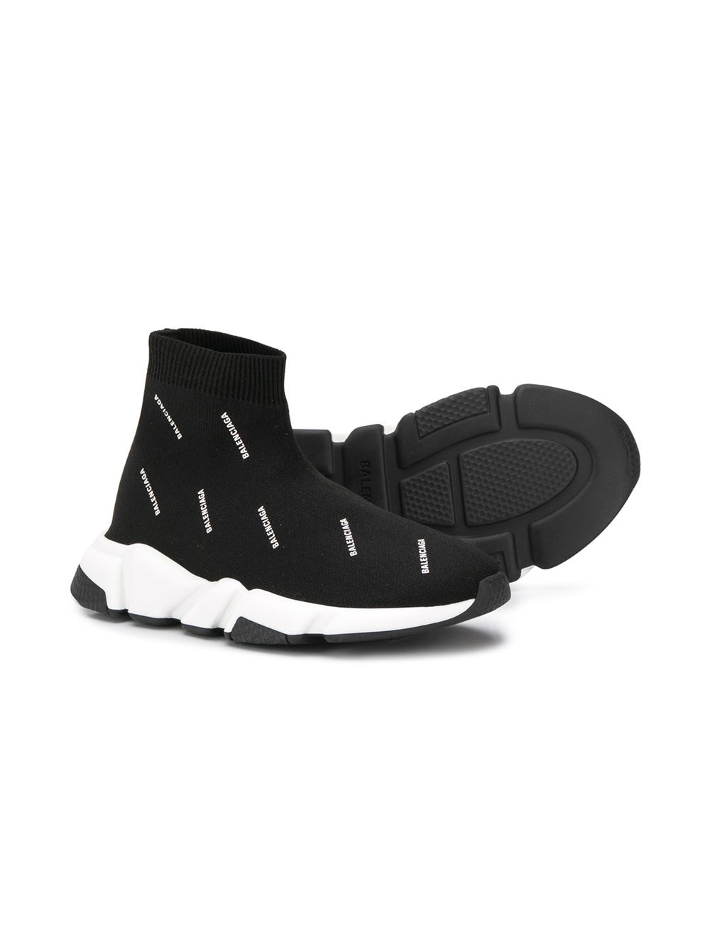 Balenciaga Kids Speed soksneakers - Zwart