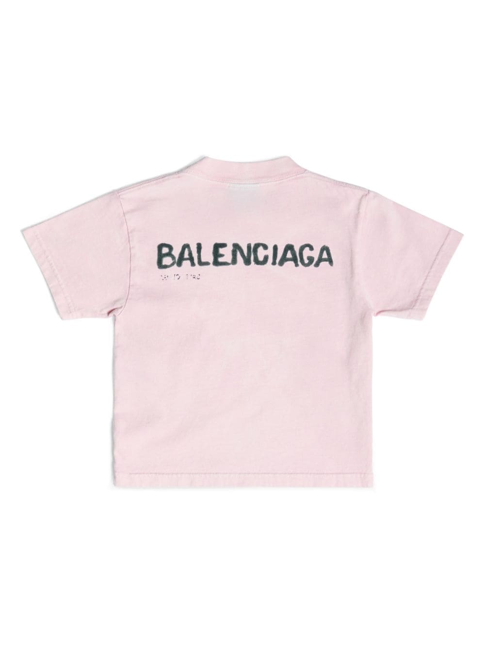 Balenciaga Kids T-shirt met print - Roze