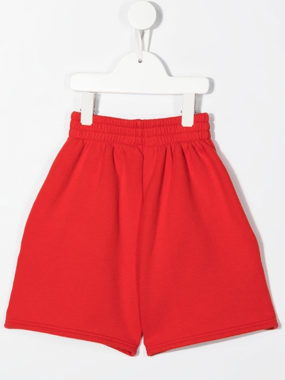 Balenciaga Kids Trainingsshorts met logoprint - Rood