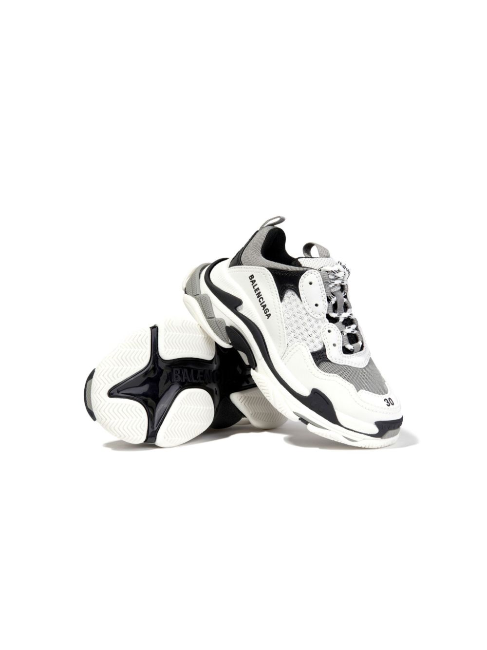 Balenciaga Kids Triple S sneakers - Wit