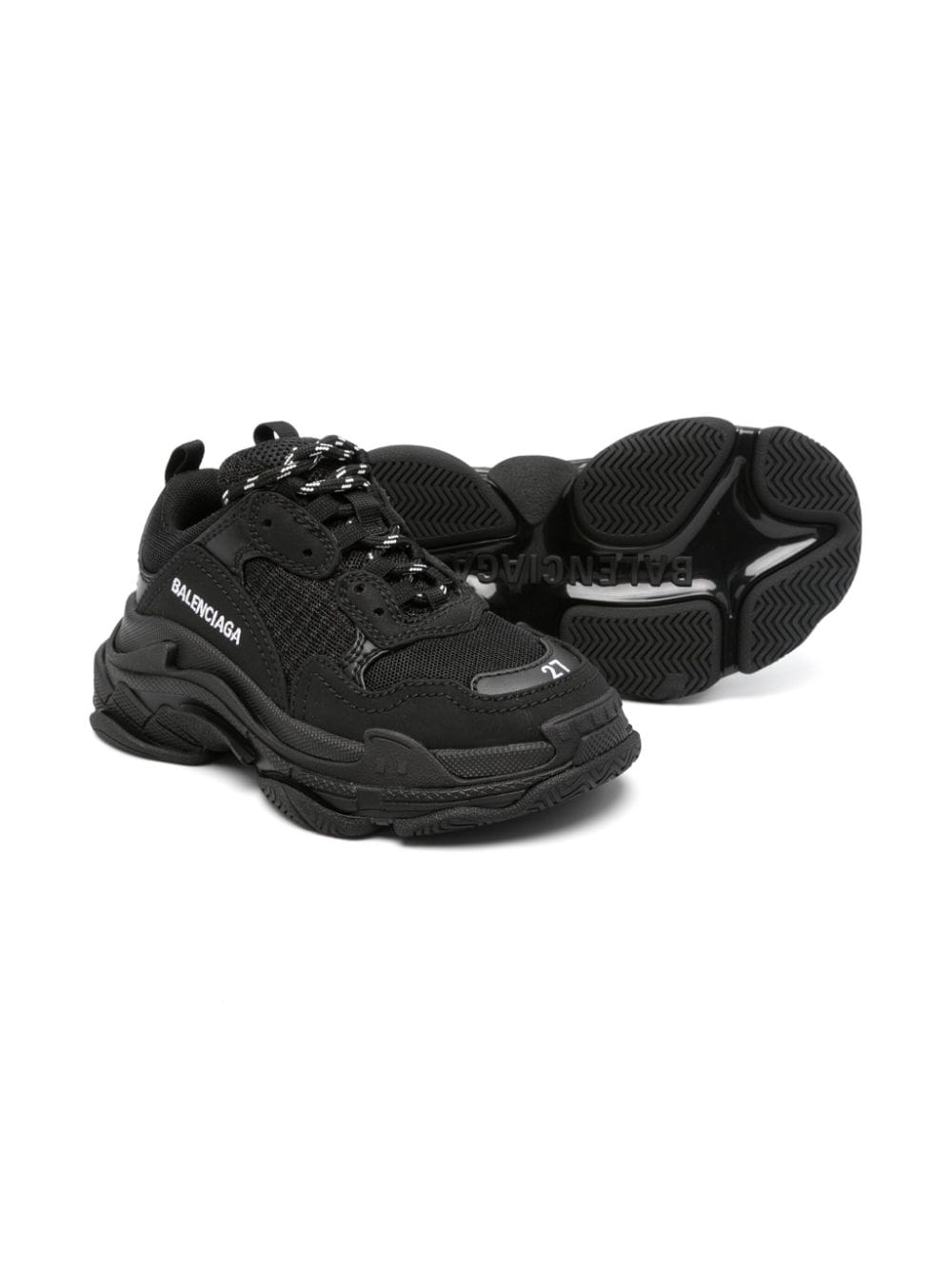 Balenciaga Kids Triple S sneakers - Zwart