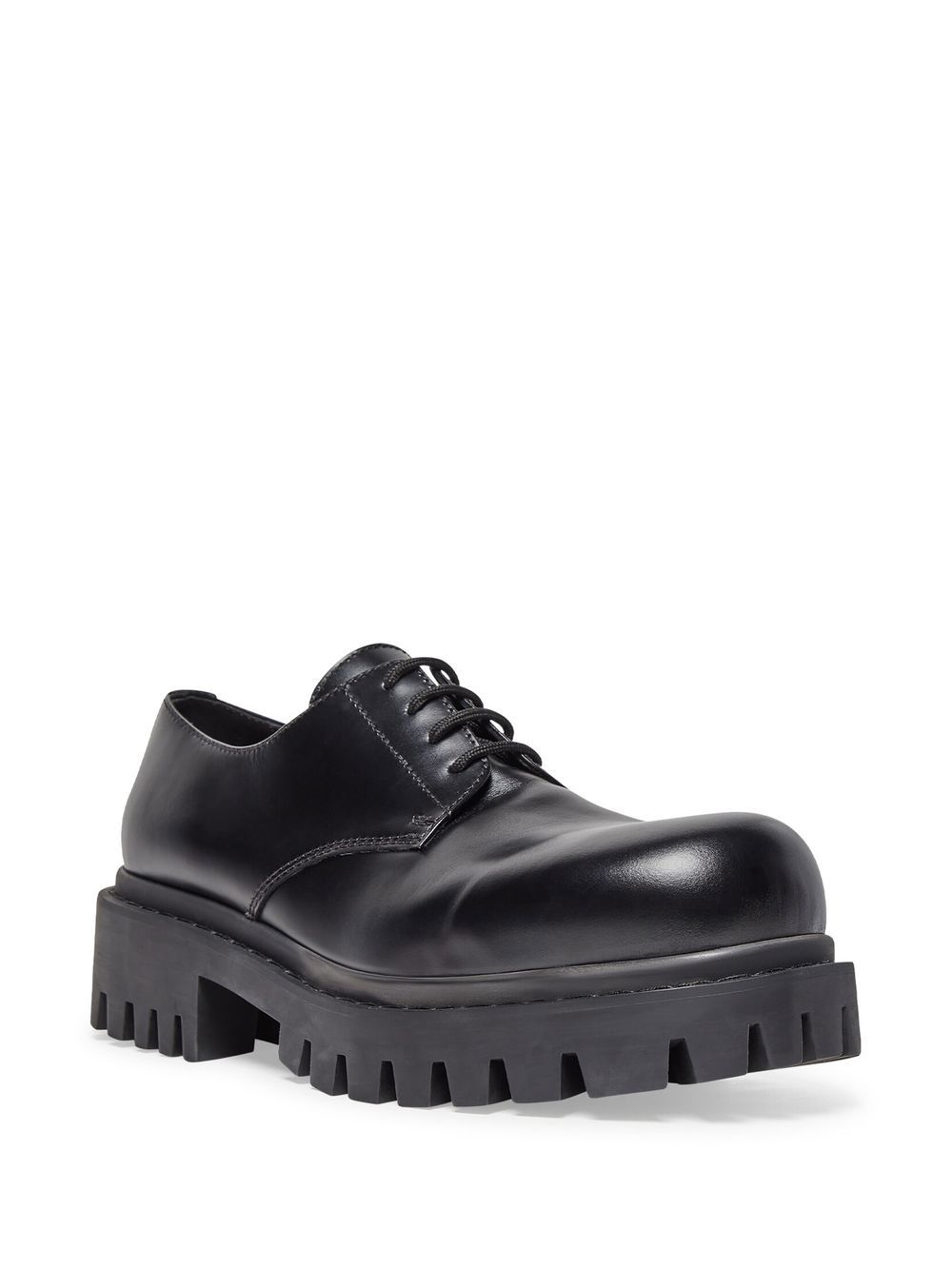 Balenciaga Sergent 20mm leren derby schoenen - Zwart