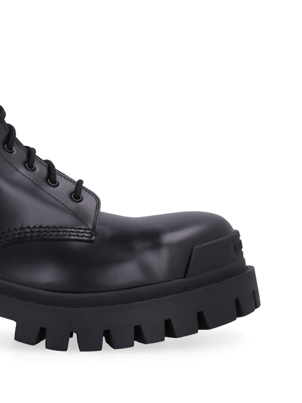 Balenciaga Strike laarzen met veters - Zwart