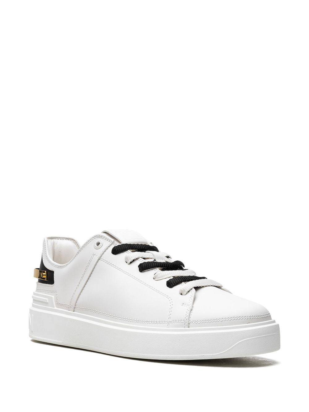 Balmain B-Court "Gold Strap" sneakers - Wit