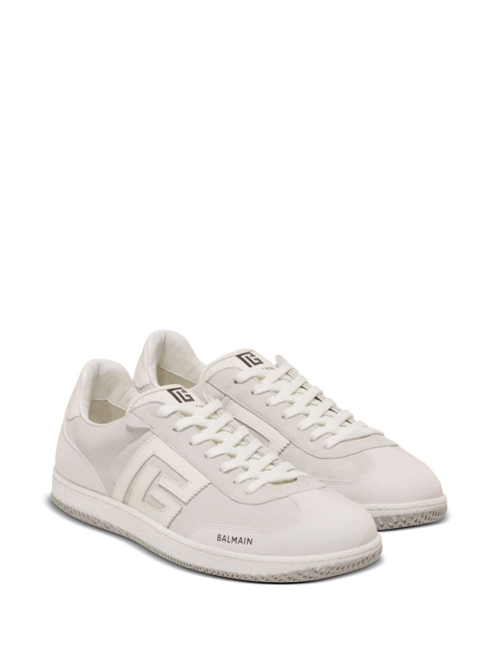 Balmain Balmain Swan sneakers met logoprint - Wit