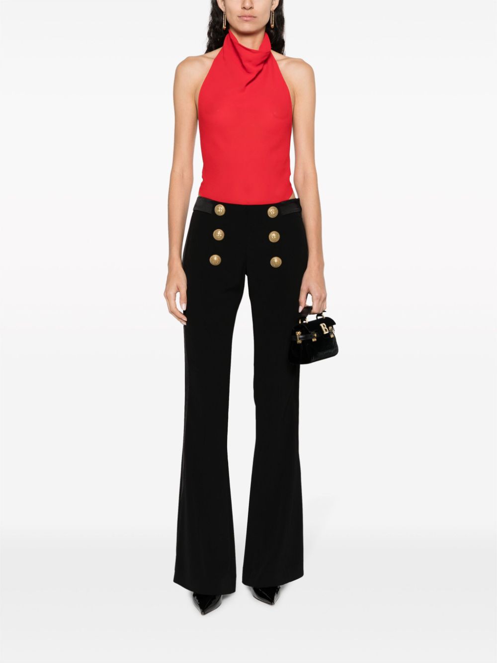 Balmain Flared broek - Zwart